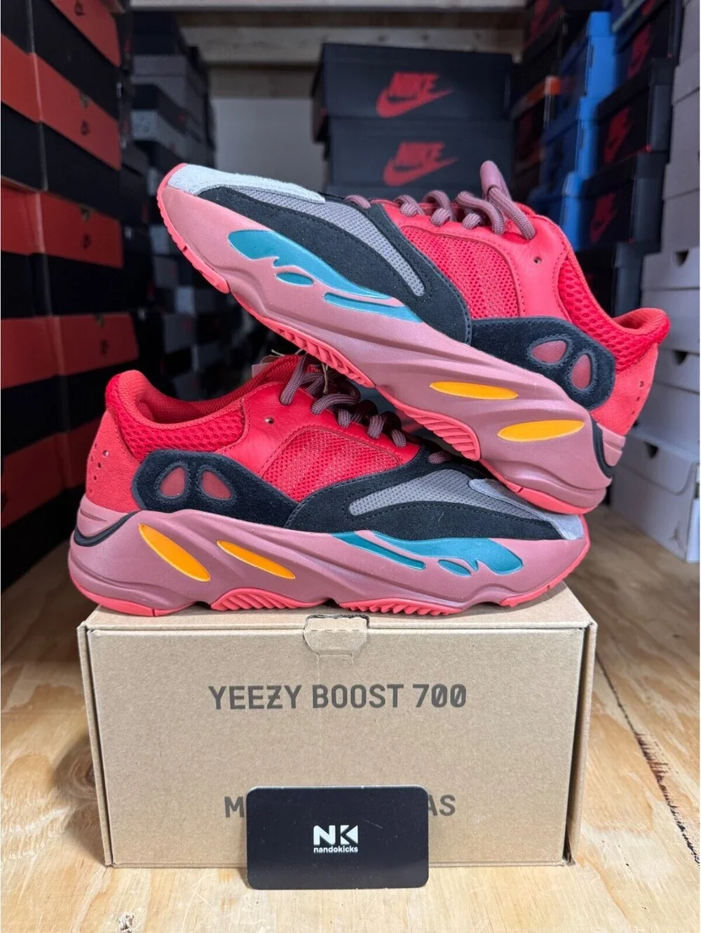 Adidas Yeezy Boost 700 'Hi-Res Red' HQ6979 BRAND NEW MENS SIZE 6.5